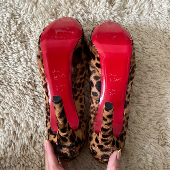 Christian Louboutin Leopard Heels - Picture 3 of 10